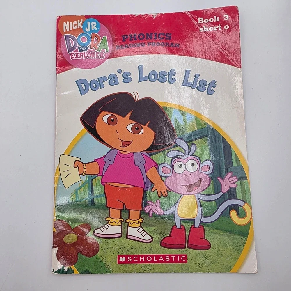 Dora the Explorer Phonics Reading Program Scholastic Book Lot of 6 Nick Jr Kids